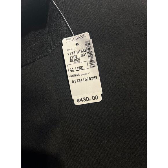 New Jos. A. Bank 44L Men's Black Natural Stretch Business Suit Jacket NWT - Picture 16 of 16